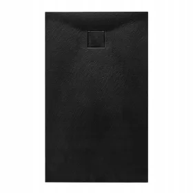   Hydrosan RIKO ZUHANYTÁLCA 130X80 FEKETE téglalap alakú 130 x 80 cm