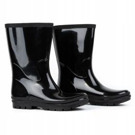   Gyermek gumicsizma - Könnyű POLISH gyerek Wellington csizma, gumicsizma, fekete 42
