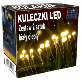   Földbe szúrható lámpa - Napenergia kerti lámpa golyók golyók napenergia x2
