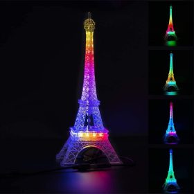   Gyermek éjszakai lámpa - Romantikus Eiffel-torony USB éjszakai fény