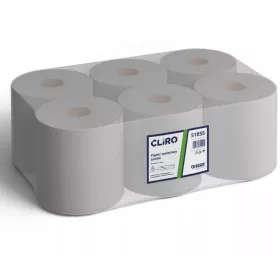   Vécé papír - WC -papír 1W 130M szürke 12 henger Cliro51855