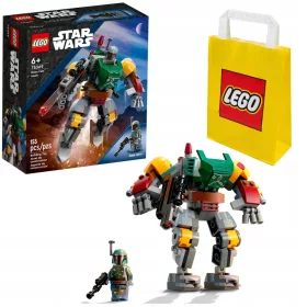    LEGO Star Wars 75369 Boba Fett gépe + LEGO papírtáska 6315786 sárga 24x8x18 cm