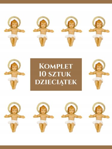 Karácsonyi figurina - Szalma angyalok - 4 db