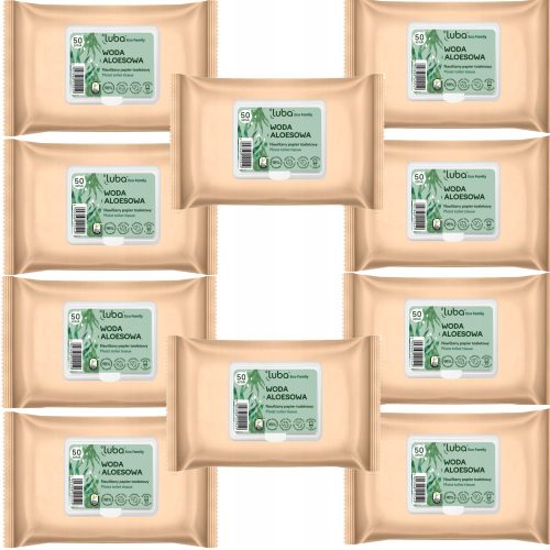Vécé papír - Luba hidratált aloe 10 x 50 db WC -papír