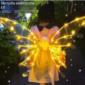   Angyalszárnyak gyerekeknek - Elektromos hét color elf szárnyak