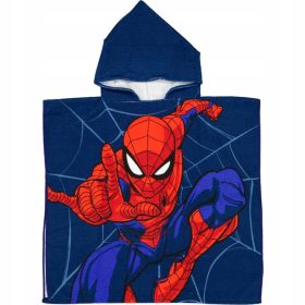   Baba törölköző kapucnival - Poncho törülköző 60x120 Pókember Spider-Man