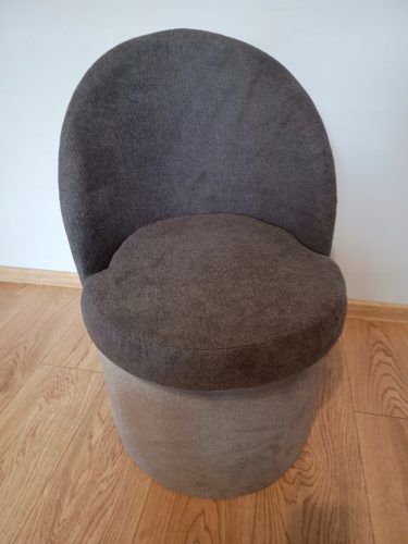 Pouf Bonn háttámlával