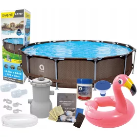 Avenli téglalap alakú medence 457x84x457x457x84x457 cm