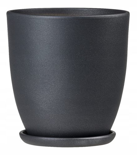  CERAMIKA SA virágcserép 14 cm x 13 x 14 cm grafit kerámia