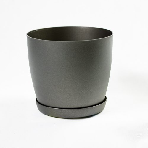  BratGO virágcserép 30 cm x 30 x 27,3 cm átmérő 30 cm műanyag grafit