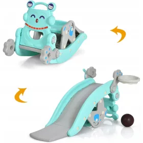 4 az 1-ben játszótér (zöld pingvin)