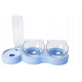   Kutya tál - Dupla tál víz adagolóval egy macska kutya számára