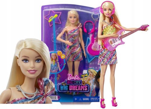  Barbie Big City Malibu Musical baba Szőke haj