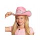 Gyermek jelmez kalap - Cowboy kalap rózsaszín cowboy álruhás