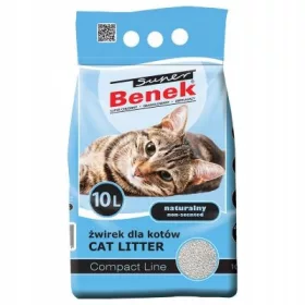   Alom nyulaknak és kis rágcsálóknak - Super Benek Natural Compact Cround Natural 10L