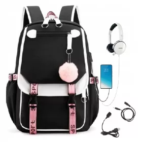   Hátizsák az iskolába - Sportiskola ifjúsági hátizsák+ USB Key Ring