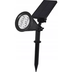  Süllyesztett napelemes lámpa NNLED fekete 23,5 cm 1 db.