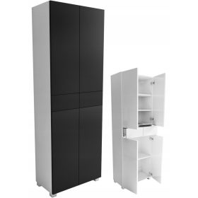    fürdőszoba oszlop 60 fürdőszoba kémény függő álló fekete matt 60cm