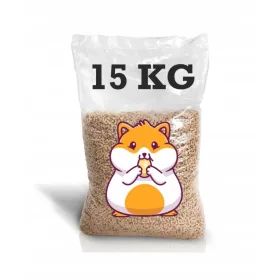  Alom nyulaknak és kis rágcsálóknak - ÖKOLÓGIAI PELLET ALJZAT ÁGYANYAGHOZ 15KG-OS HÖRÖMBÖKHÖRÖGÖZ