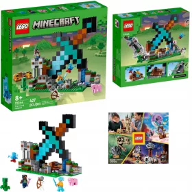    LEGO Minecraft 21244 Sword Bastion + LEGO KATALÓGUS 2024 ÚJ