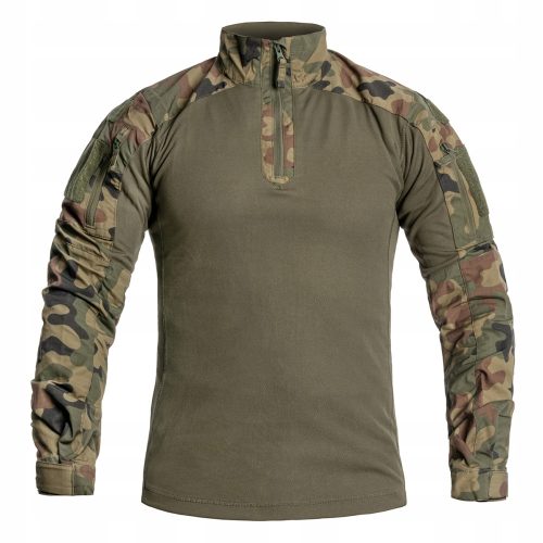 Vadász pulóver - Helikon MCDU Combat Shirt Woodland L terepszínű pulóver