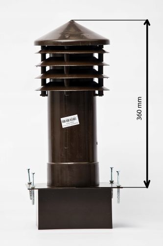 Kéménytető - Szellőző/talp fi110 magas70cm.