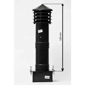 Kéménytető - Szellőző/talp fi110 magas52cm.