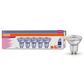 5 X PPAR16 LED BUTERS 4.5W GU10 4000K 350 lm DIM