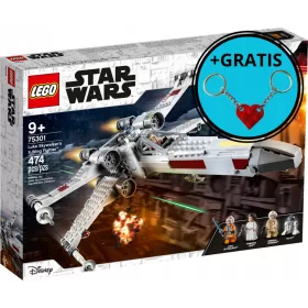    LEGO Star Wars 75301 Skywalker X-Wing Fighter + LEGO szív kulcstartó