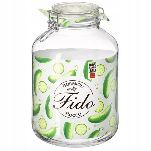 Élelmiszertartó - Bormioli Rocco 5 literes üvegedény
