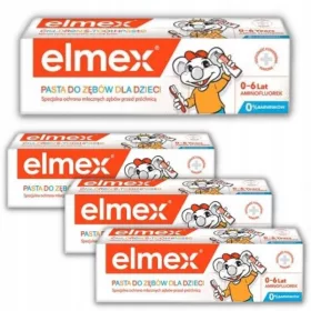  Fogkrém gyerekeknek - Fogkrém gyermekeknek Elmex 6 évig 50 ml x 4