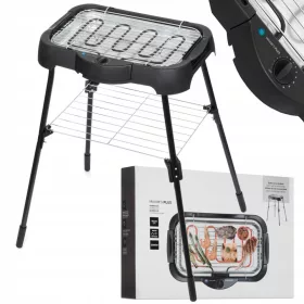   Elektromos grillsütő - NAGY ÁLLÓ ELEKTROMOS KERTI GRILL ÚJ 2000W