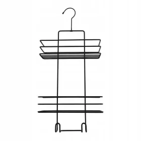  DIVATOS FEKETE FÜRDŐSZOBA PALC Zuhanyozáshoz