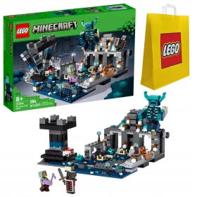    LEGO Minecraft 21246 CSATA A SÖTÉTSÉG MÉLYBEN + LEGO 6315792 VP PAPÍRTASKA KÖZEPES M 34X41X10 TE