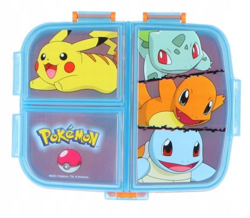 Tizedik doboz, üveg - Reggeli szervező ebéddoboz 4 Chambers Pokemon