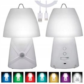   Gyermek éjszakai lámpa - LED -es éjjeli lámpa RGB USB mozgásérzékelő