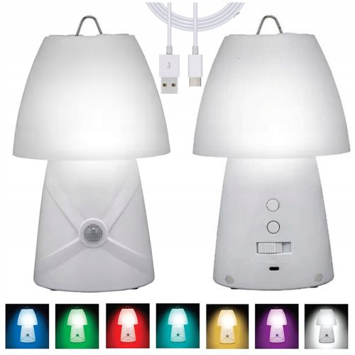 Gyermek éjszakai lámpa - LED -es éjjeli lámpa RGB USB mozgásérzékelő