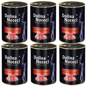   Konzerv macskáknak - Noteci Valley szelep borjúhús 6 x 400 g egy macskához
