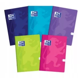   Iskolai füzet - Oxford Touch NEON Notebook A5 rács 60k 5 db