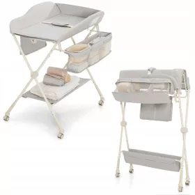   Puha pelenkázó alátét - Összecsukható pelenkázóasztal 80 x 70 x 99-104