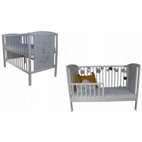  BRUNO ágy, f/w, fehér kanapé, 120x60