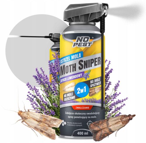 Rovarriasztó - Permetező, aeroszol szúnyogok, lepkék, legyek, darazsak ellen No-Pest 400 ml