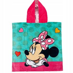   Baba törölköző kapucnival - Poncho törülköző motorháztető egérrel Minnie Roses