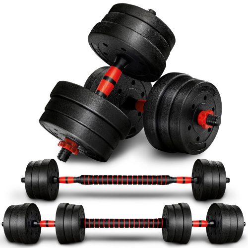 Egykarú súlyzók - Állítható súlyzók 2x10 kg súlyzó+griffin szett 20 kg