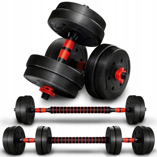Egykarú súlyzók - Állítható súlyzók 2x7,5 kg súlyzó+griffin set15 kg