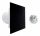 Ventika KLIQ100BASEWC + KLIQFP180GLASSBLK fürdőszoba ventilátor 100 mm