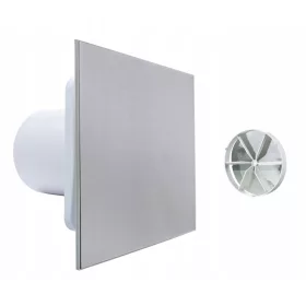   Ventika KLIQ100BASEWC + KLIQFP180HI-TECH fürdőszoba ventilátor 100 mm