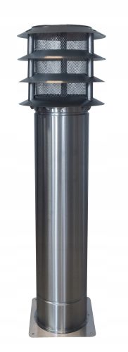 Szellőzőrács - Kültéri levegő beömlő GWC 200 mm, rozsdamentes INOX