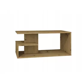    TopEshop Dallas négyszögletes dohányzóasztal 91 x 51 x 40 cm kézműves tölgy