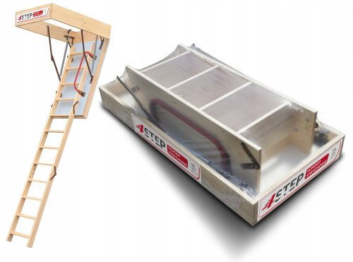 Tetőtéri lépcső - A legmelegebb lépcsők Nordic 87mm 140x70 0,44 W/M2K